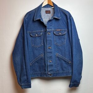 VTG 70s Sedgefield Men’s Denim‎ Trucker Jacket Size 48L